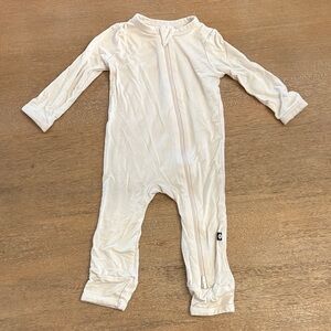 Kyte Baby 3-6M Romper in Oat
